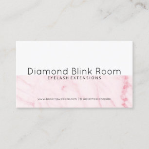 Lash Extensions Aftercare Business Card