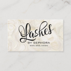 Lash Extensions Beauty Consultant Expert  Business Card
