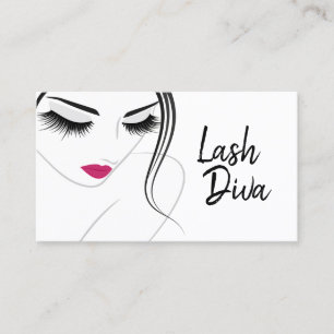 Lash Extensions Salon Beauty Spa Business Card