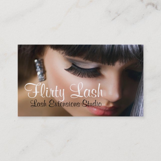 Lash Extensions Studio Card MakeUp Salon Beauty (Front)