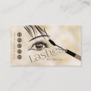 Lash Extensions With Loyalty Discount Dots Card