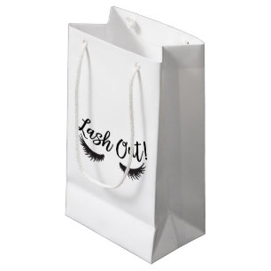 Lash Out Eyelashes Lash Salon Makeup Artist Small Gift Bag