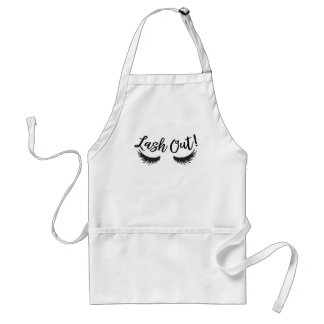 Lash Out Eyelashes Lash Salon Makeup Artist Standard Apron