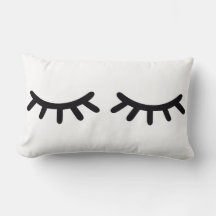 Lash Print Throw Pillow