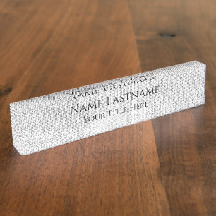 Lash Salon Makeup Artist Minimal Event Planner Nameplate