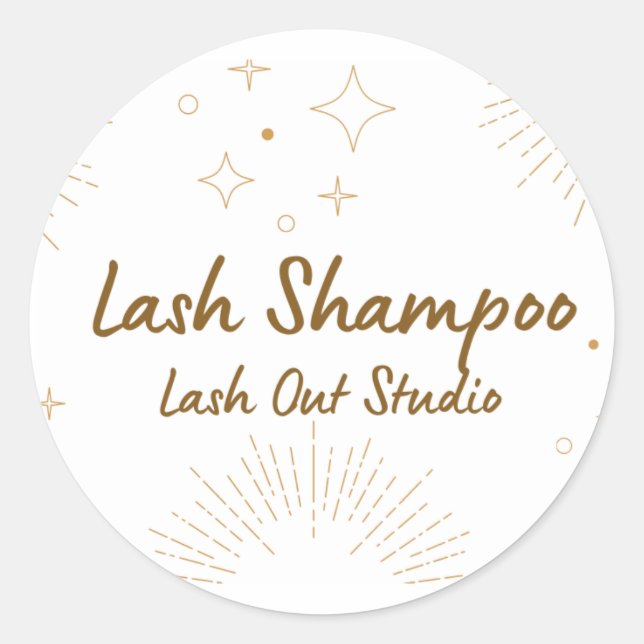 Lash Shampoo Label (Front)