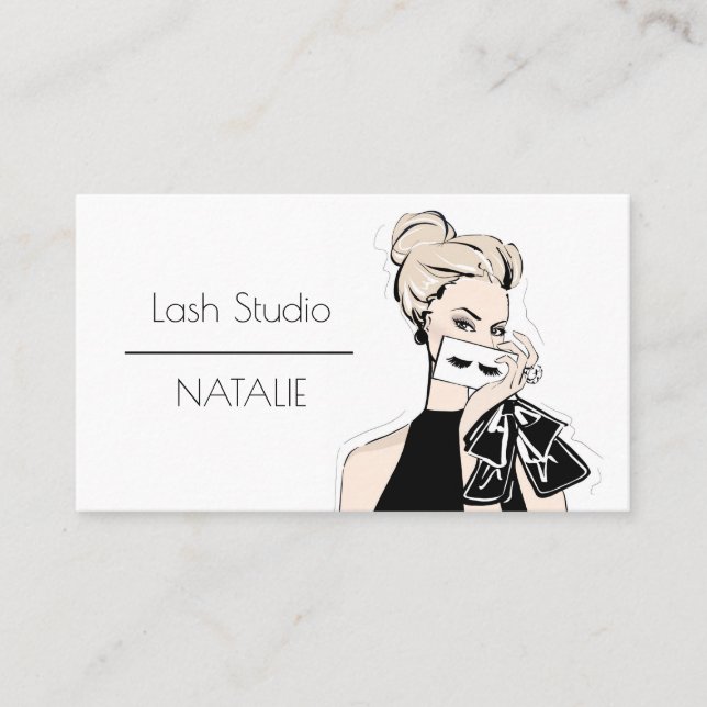 Lash Studio Business Card (Front)