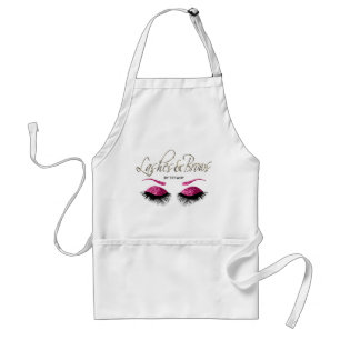 Lashes and Brows -  Pink Standard Apron