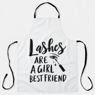 Lashes Are a Girl’s Best Friend Make Up Apron