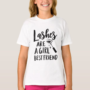 Lashes Are a Girl’s Best Friend Make Up T-Shirt