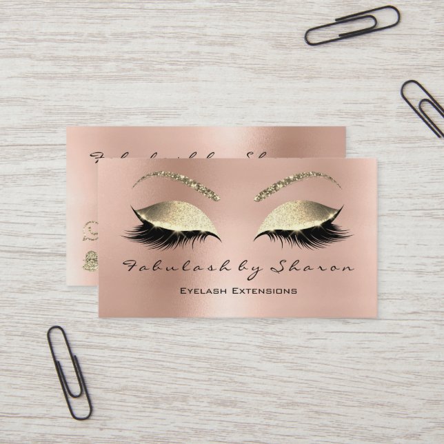 Lashes, Beauty Studio, Snapchat, Instagram,FB, Business Card (Front/Back In Situ)