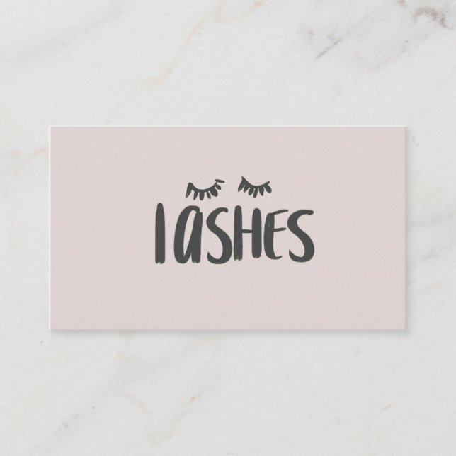 Lashes Business Card (Front)