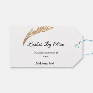 lashes by add name contact info social media websi gift tags