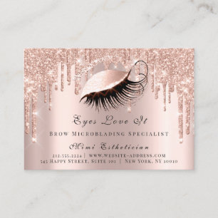 Lashes Extension Aftercare Instruction Spark Rose Appointment Card