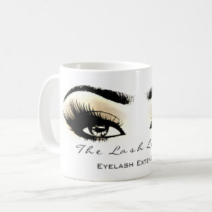 Lashes Extension Eye Makeup Studio Champaigne Coffee Mug