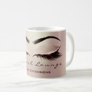 Lashes Extention Beauty Studio Blush  Eye Glitter Coffee Mug