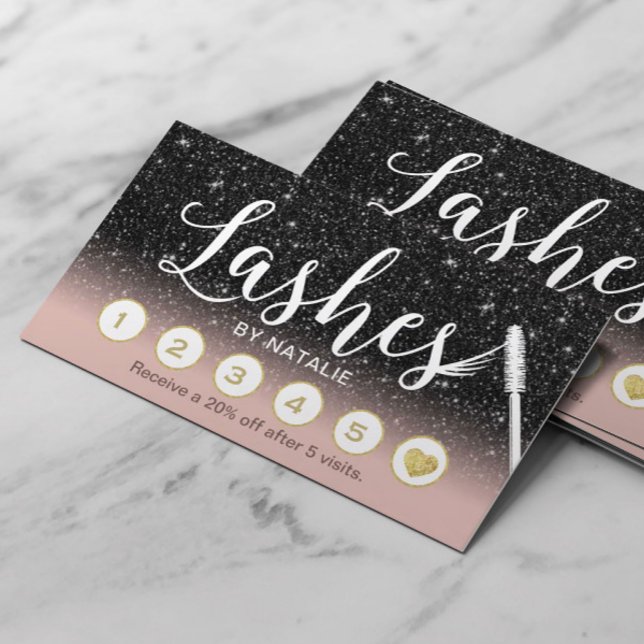 Lashes Makeup Artist Black & Pink Ombre Loyalty (Creator Uploaded)