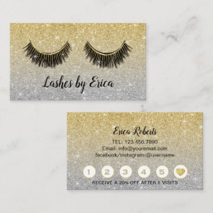 Lashes Makeup Artist Gold & Silver Glitter Loyalty