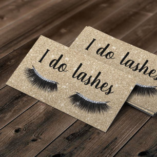 Lashes Makeup Artist Modern Gold Eyelash Loyalty