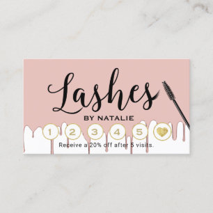 Lashes Makeup Artist Rose Gold Dripping Loyalty