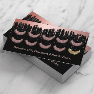 Lashes Makeup Artist Rose Gold Dripping Loyalty
