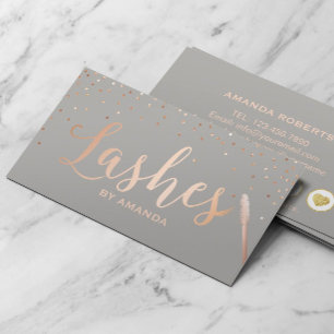 Lashes Makeup Artist Rose Gold & Grey Loyalty