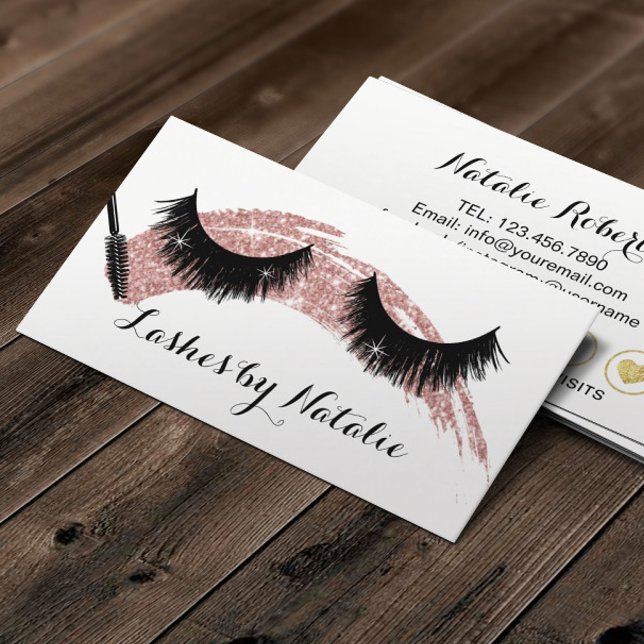 Lashes Makeup Artist Rose Gold Stroke Loyalty (Creator Uploaded)