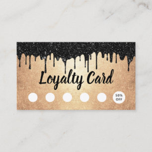 Lashes Makeup Hair Salon Drips Black Gold Loyalty