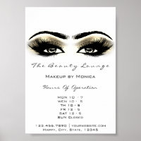 Lashes Makeup Opening Hours Gold Salon White