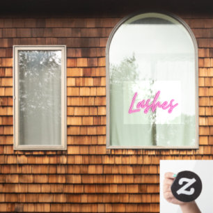 Lashes neon sign
