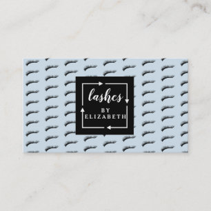 Lashes Pattern Lash Salon Business Card