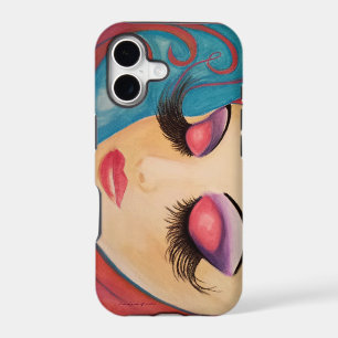 "Lashes" Phone Case Original Art by LaurieSmith