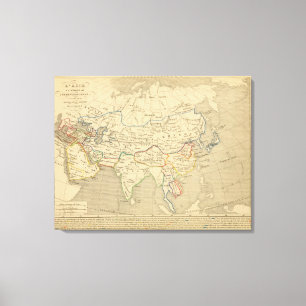 L'Asie, l'an 1220 ap JC Canvas Print