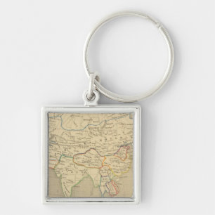 L'Asie, l'an 1220 ap JC Key Ring