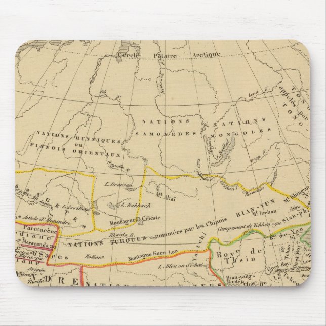 L'Asie, l'an 322 av JC Mouse Mat (Front)