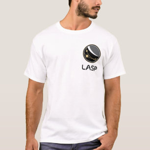LASP Men's Basic White T-Shirt