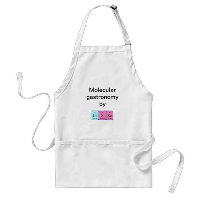 Lasse periodic table name apron (Front)
