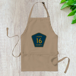 Lassen County Road Sign Apron
