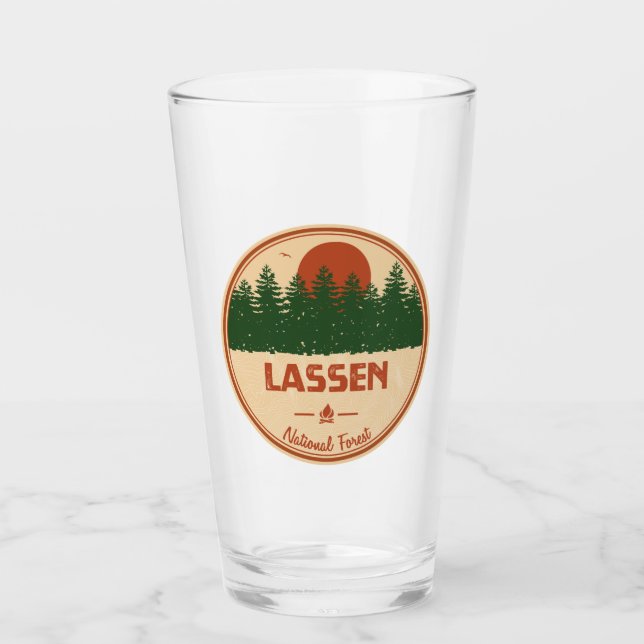 Lassen National Forest Glass (Front)