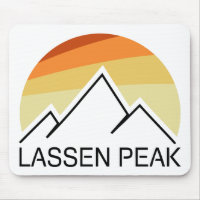 Lassen Peak California Retro