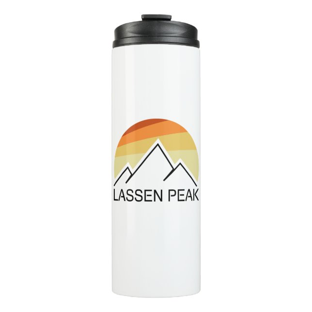 Lassen Peak California Retro Thermal Tumbler (Front)