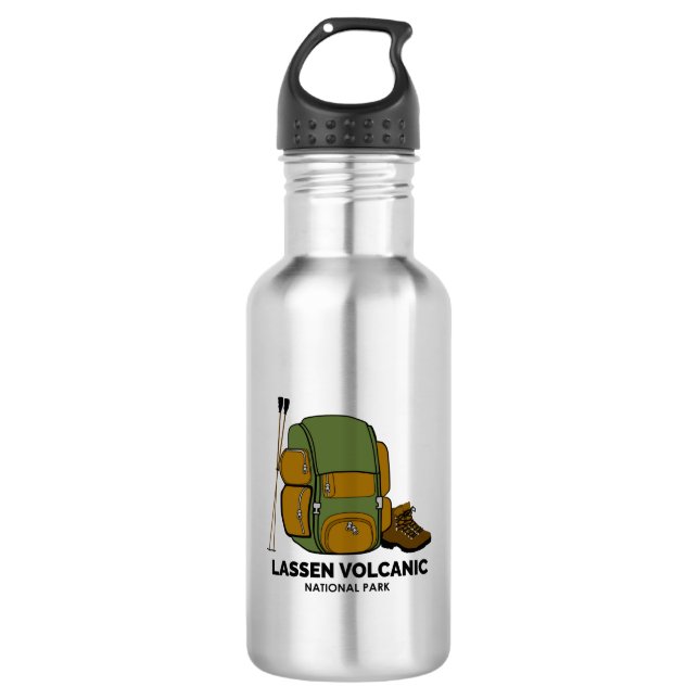 Lassen Volcanic National Park Backpack 532 Ml Water Bottle (Front)