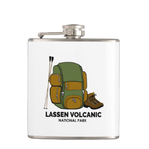 Lassen Volcanic National Park Backpack Hip Flask