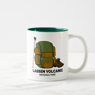 Lassen Volcanic National Park Backpack Two-Tone Coffee Mug