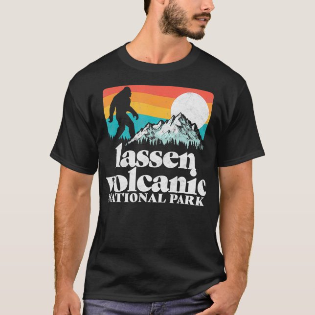 Lassen Volcanic National Park Bigfoot Mountains  T-Shirt (Front)