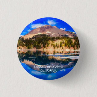 Lassen Volcanic National Park California bucket 3 Cm Round Badge