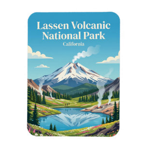 Lassen Volcanic National Park California Magnet