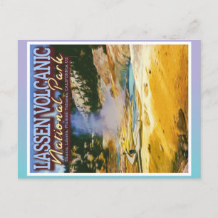 LASSEN VOLCANIC NATIONAL PARK - CALIFORNIA US POSTCARD