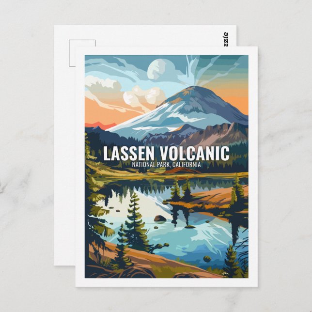 Lassen Volcanic National Park California USA  Postcard (Front/Back)