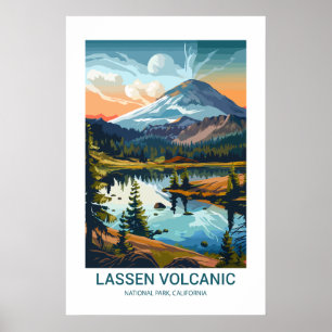 Lassen Volcanic National Park California USA Poster